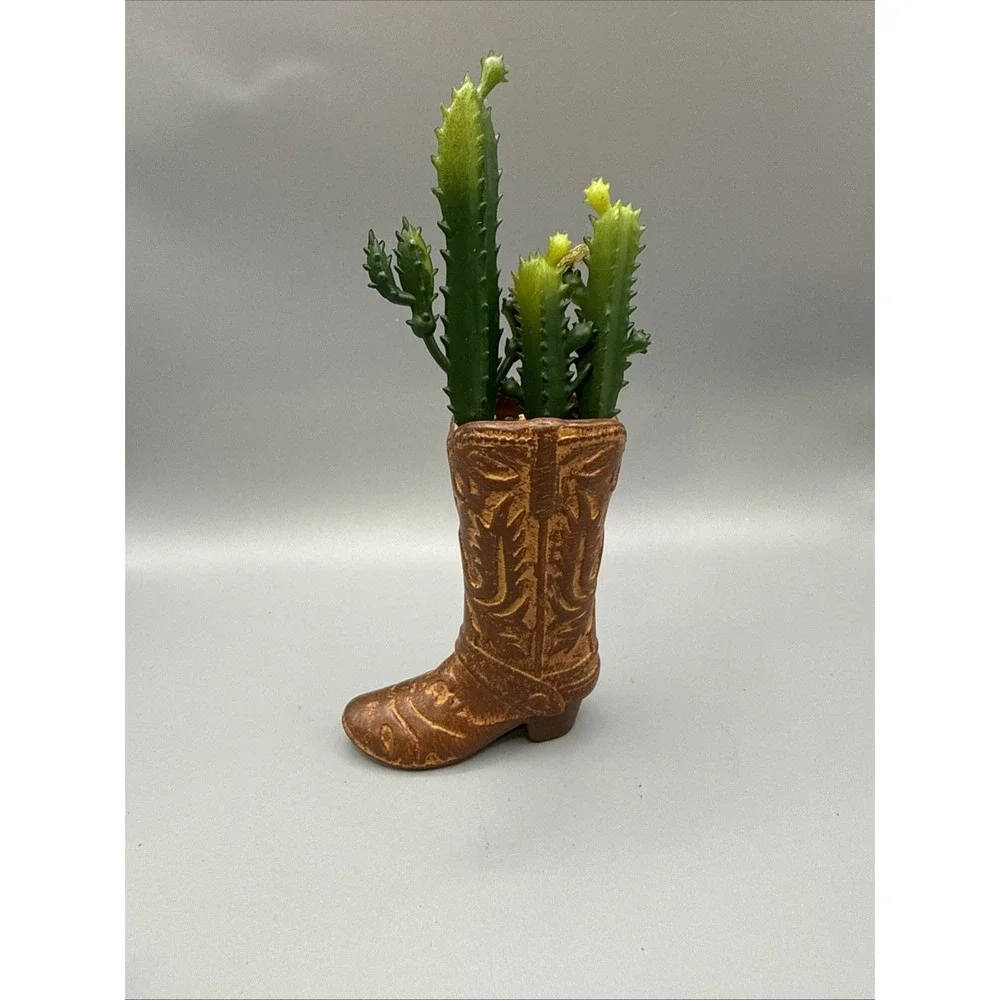 Lot-4 Western Decor Candle Boots Buckle Hat Hook
